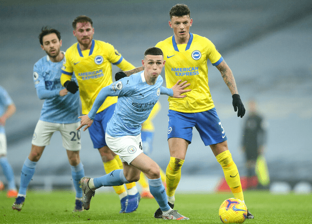  福登内切劲射破门,曼城客场一球小胜伯恩茅斯